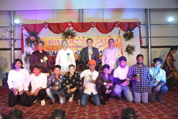 Prize distribution at Royal Junior College